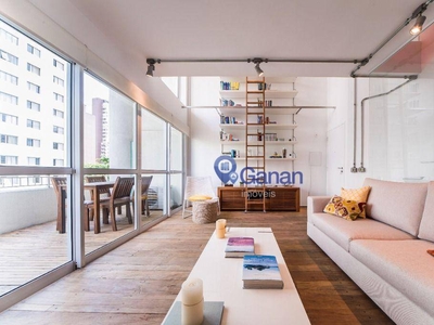 Loft em Vila Nova Conceição, São Paulo/SP de 74m² 1 quartos à venda por R$ 1.850.000,00 ou para locação R$ 11.000,00/mes