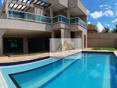 Sobrado com 4 dormitórios, 650 m² - venda por r$ 4.000.000,00 ou aluguel por r$ 20.260,00/mês - condomínio guaporé - ribeirão preto/sp