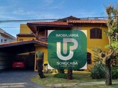 Sobrado com 6 dormitórios para alugar, 630 m² por r$ 10.000,00/mês - jardim isaura - sorocaba/sp