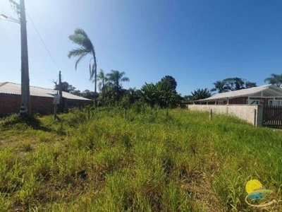 Terreno à venda, 360 m² por r$ 140.000,00 - brasília - itapoá/sc