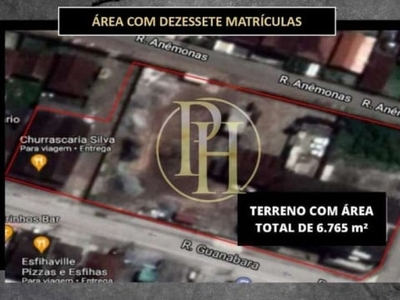 Terreno à venda 6765m², guanabara, joinville - sc