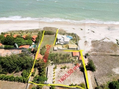 Terreno de praia 5605 . n2 com 2 casas a venda em cumbuco inicio tabuba caucaia - ceará