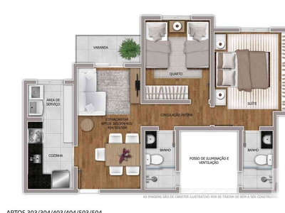 Apartamento com 2 quartos à venda no bairro Betânia, 58m²