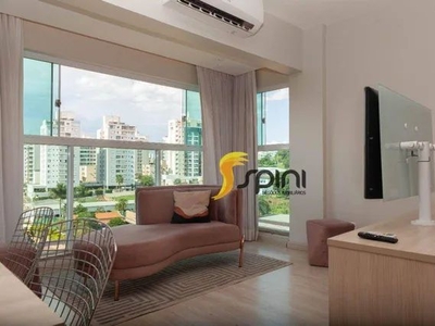 Apartamento com 1 dormitório para alugar, 38 m² por R$ 2.500/mês - Morada da Colina - Uber