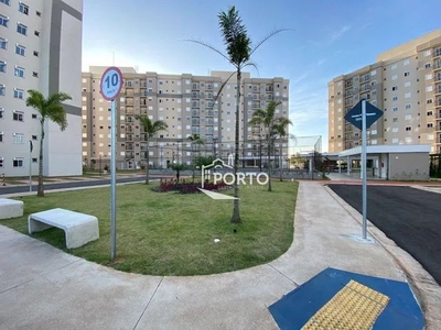 Apartamento com 2 dormitórios para alugar, 48 m² - Terra Rica - Piracicaba/SP