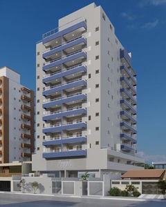 Apartamento em Vila Guilhermina, Praia Grande/SP de 61m² 2 quartos à venda por R$ 463.000,00