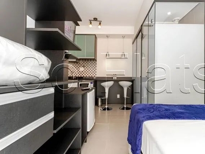 Apartamento no VN Novo Higienópolis estilo studio disponível para locação com 15m² mobilia