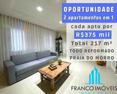 Apartamento para venda com 217 metros quadrados com 5 quartos em Praia do Morro - Guarapar
