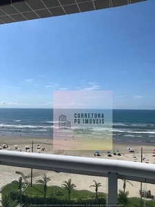 Apartamento para venda frente a praia vila caiçara com 02 suítes - Praia Grande - SP