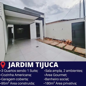 Casa para venda tem 95m² com 3 quartos sendo 1 suíte no Jardim Tijuca - Campo Grande - MS