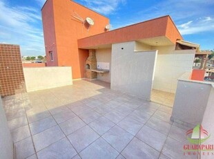 Cobertura com 2 quartos à venda, 90 m² por r$ 370.000 - santa mônica - belo horizonte/mg