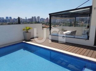 Cobertura duplex à venda com 287m² - brooklin, são paulo.