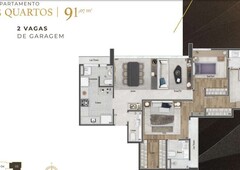 Apartamento com 3 quartos à venda no bairro Lourdes, 91m²
