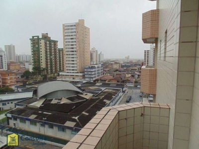 Apartamento com 2 dormitórios para alugar, 68 m² por r$ 2.200/mês - tupi - praia grande/sp