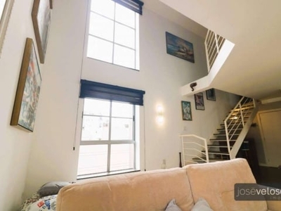 Loft com 1 dormitório para alugar, 88 m² por r$ 4.380/mês - batel - curitiba/pr