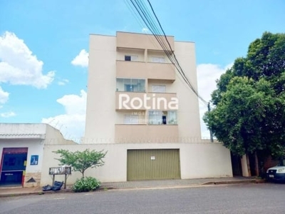 Apartamento para alugar, 2 quartos, 1 suíte, 1 vaga, santa mônica - uberlândia/mg - r$ 1.000,00