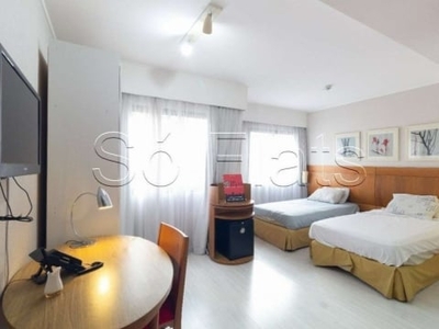 Apartamento slaviero moema com 27m² e 1 dormitório para locação excelente localização.