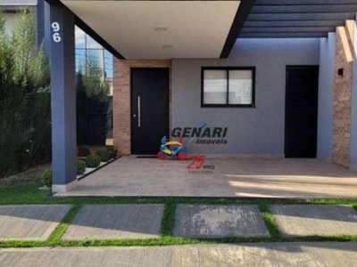 Casa com 1 dormitório, 160 m² - venda por r$ 810.000,00 ou aluguel por r$ 5.235,00/mês - jardins do império - indaiatuba/sp