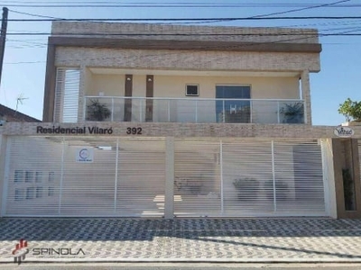Casa com 2 dormitórios à venda, 56 m² por r$ 278.000,00 - vila caiçara - praia grande/sp