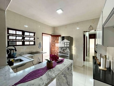 Casa com 2 dormitórios à venda, 90 m² por r$ 450.000,00 - vila guilhermina - praia grande/sp