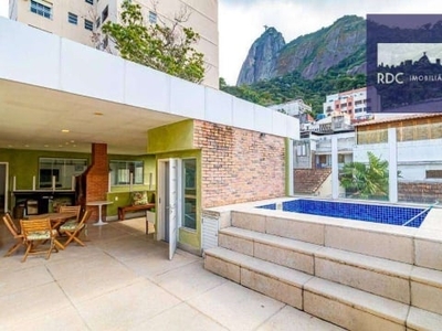 Casa com 4 dormitórios à venda, 595 m² por r$ 3.800.000,00 - humaitá - rio de janeiro/rj