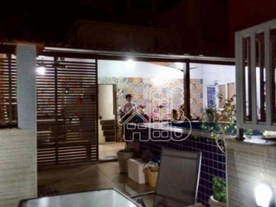 Cobertura com 5 dormitórios à venda, 261 m² por r$ 1.250.000,00 - icaraí - niterói/rj