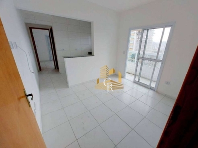 Flat com 1 dormitório à venda, 41 m² por r$ 286.000,00 - boqueirão - praia grande/sp