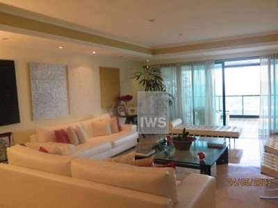 Apartamento com 4 dormitórios para alugar, 310 m² por r$ 37.200,00/mês - barra da tijuca - rio de janeiro/rj