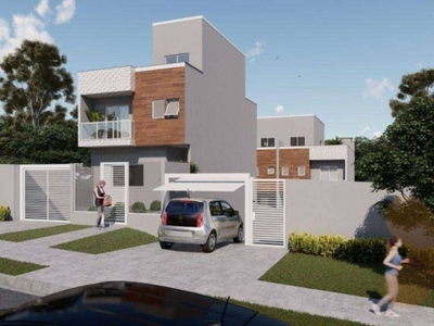 Sobrado com 3 dormitórios à venda, 143 m² por r$ 800.000,00 - boa vista - curitiba/pr