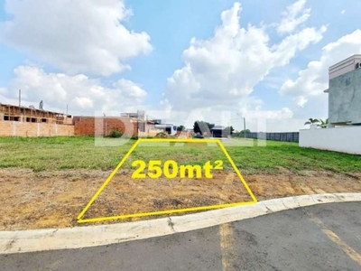 Terreno à venda, 250 m² por r$ 275.000,00 - jardim do jatobá - hortolândia/sp