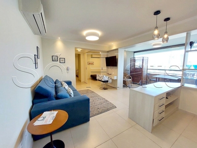 Apartamento em Brooklin Paulista, São Paulo/SP de 65m² 2 quartos para locação R$ 4.500,00/mes