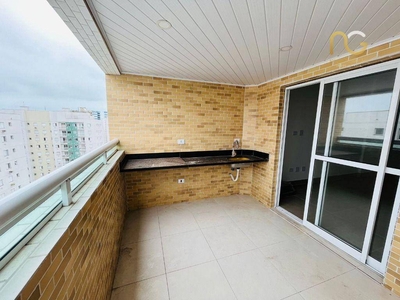 Apartamento em Cidade Ocian, Praia Grande/SP de 85m² 2 quartos à venda por R$ 566.000,00