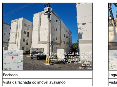 Apartamento em Jardim das Bandeiras, Taubaté/SP de 50m² 2 quartos à venda por R$ 99.200,00