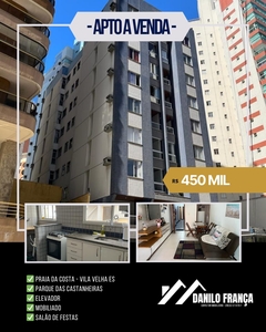 Apartamento em Praia da Costa, Vila Velha/ES de 86m² 2 quartos à venda por R$ 449.000,00