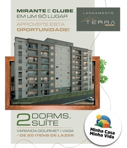 Apartamento em Residencial das Ilhas, Bragança Paulista/SP de 48m² 2 quartos à venda por R$ 319.000,00