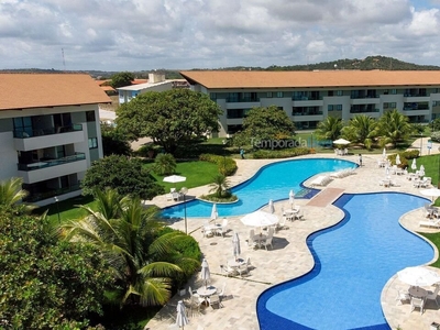 Flat Vista Piscina 01 Quarto - Carneiros Beach Resort (C15-4)