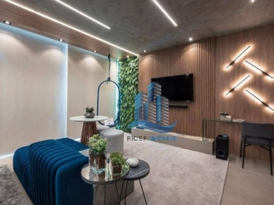 Studio com 1 dormitório à venda, 37 m² por r$ 375.000,00 - centro - são caetano do sul/sp