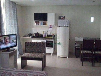 Studio com 1 dormitório para alugar, 40 m² por r$ 2.440,00/mês - vila augusta - guarulhos/sp