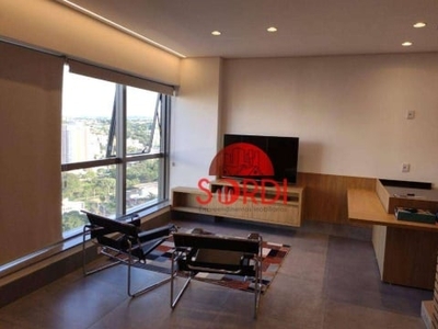 Zona sul - loft com 1 dormitório para alugar, 47 m² por r$ 3.665/mês - jardim botânico - ribeirão preto/sp