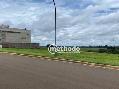 Terreno em condomínio à venda no bairro Residencial Haras Patente em Jaguariúna