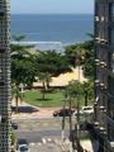 Kitnet com ar, e vista do mar na Praia do BoqueirÃ£o em Santos/SP