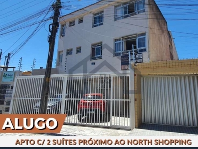 Alugo apartamento com 2 suítes próximo ao north shopping