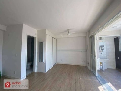 Apartamento com 1 dormitório para alugar, 40 m² por r$ 3.182,96/mês - morumbi - são paulo/sp