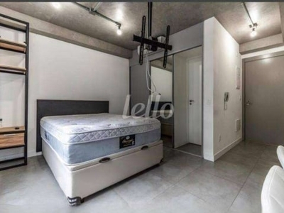 Apartamento com 1 quarto para alugar na rua natingui, --, pinheiros, são paulo, 30 m2 por r$ 3.900