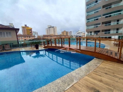 Apartamento com 2 dormitórios à venda, 75 m² por r$ 700.000,00 - boqueirão - praia grande/sp