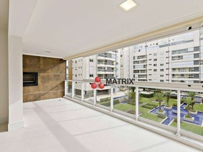 Apartamento com 4 dormitórios, 188 m² - venda por r$ 2.350.000,00 ou aluguel por r$ 20.800,00/mês - água verde - curitiba/pr