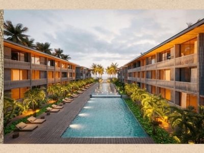 Apartamento com piscina na varanda à beira mar 3 suítes, praia de tatuamunha caribe brasileiro - 50% vendido