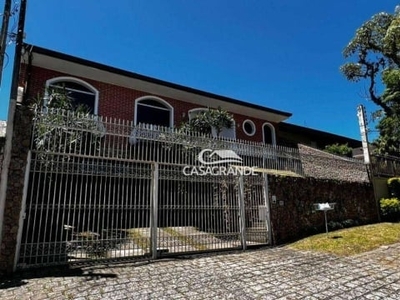 Casa com 3 dormitórios para alugar, 311 m² por r$ 4.780,00/mês - vista alegre - curitiba/pr