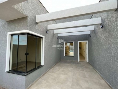 Casa com alto padrão de acabamento, 112 m² - barra do saí - itapoá/sc