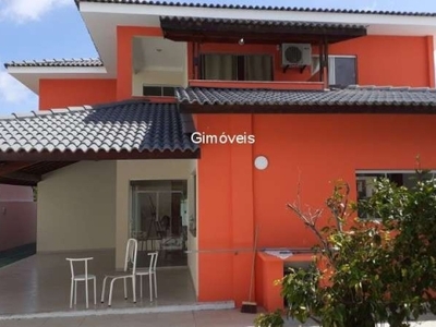 Casa em condomínio fechado com 5 quartos à venda na estrada do coco, barra do jacuípe, camaçari, 294 m2 por r$ 930.000